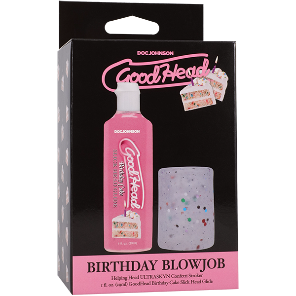 GoodHead Birthday Blowjob Kit – Celebration Edition with Stroker & Glide