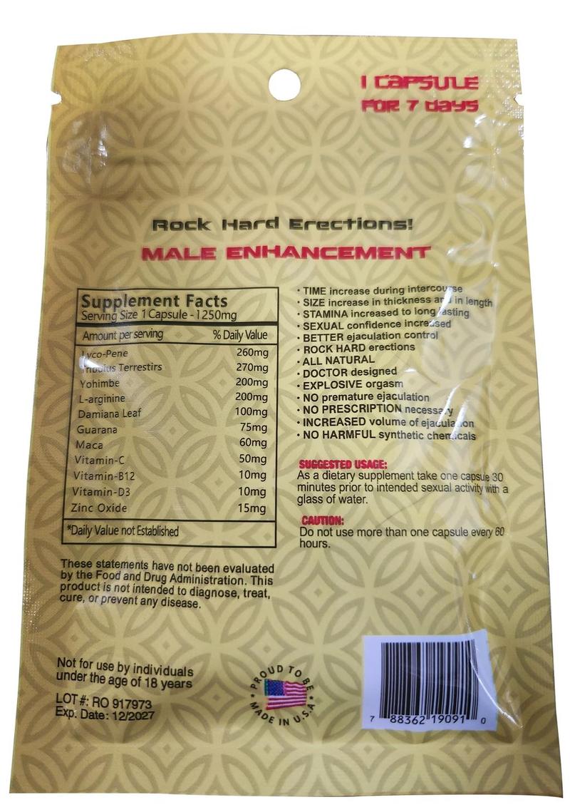 Bangkok Male Enhancement Pills (6 per Bag)