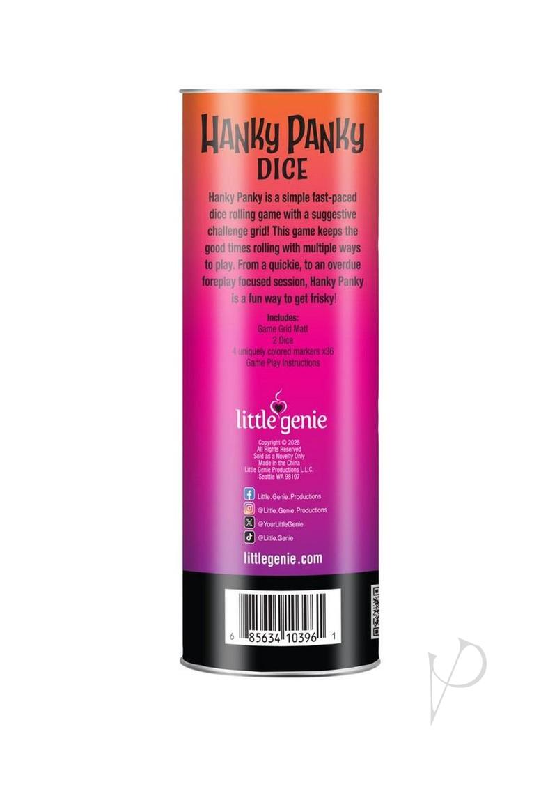 Hanky Panky Dice Game – Romantic Fun for Couples Only