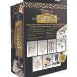 Glitterati Boobie Party Pack – Black & Gold Party Essentials Set