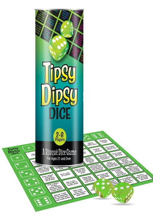 Tipsy Dipsy Dice Game – Adult Party Challenge for 2–8 Players