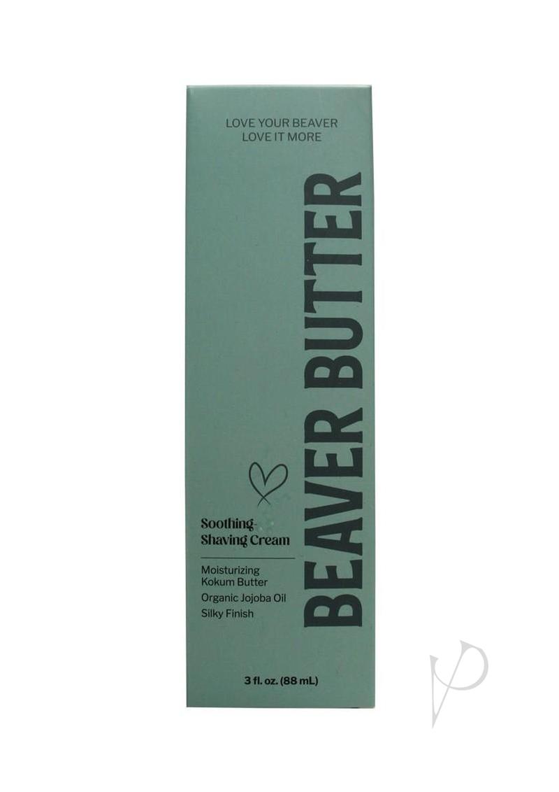 Beaver Butter Unscented Shaving Cream – Razor Burn-Free, Smooth & Soothing (3oz or 8oz)