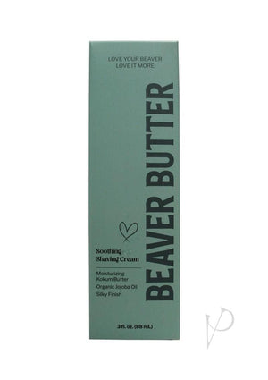 Beaver Butter Unscented Shaving Cream – Razor Burn-Free, Smooth & Soothing (3oz or 8oz)
