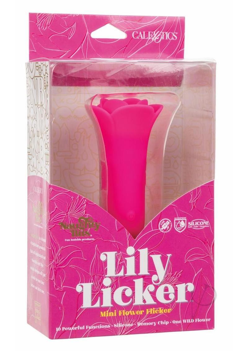 Lily Licker Mini Flower Flicker Vibrator – Rechargeable (Pink)