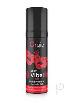 Orgie Sexy Vibe! Hot Kissable Liquid Vibrator – Warming Arousal Gel Strawberry (15ml)
