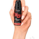 Orgie Sexy Vibe! Hot Kissable Liquid Vibrator – Warming Arousal Gel Strawberry (15ml)