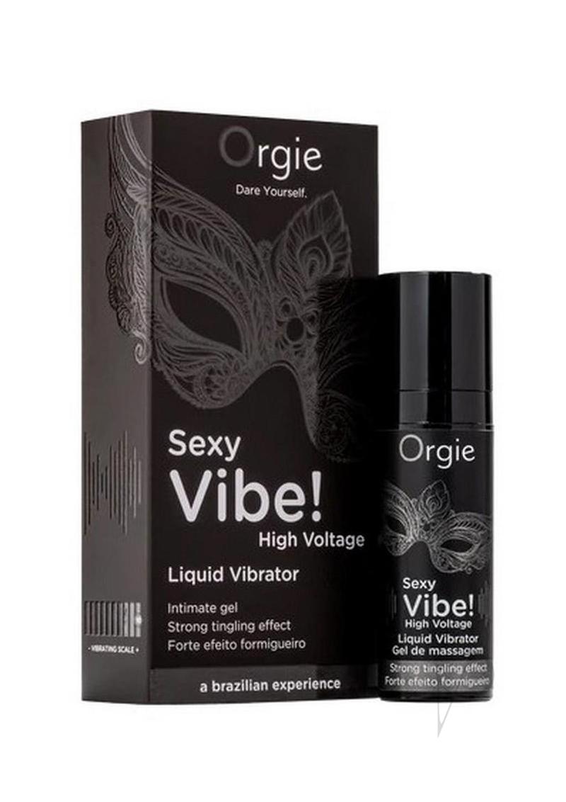 Orgie Sexy Vibe! High Voltage Liquid Vibrator Gel – Extra Strong Formula (15ml)
