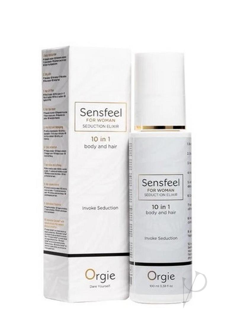 Orgie Sensfeel for Woman - 10-in-1 Pheromone Body & Hair Elixir (100ml)