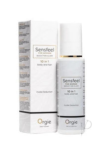 Orgie Sensfeel for Woman - 10-in-1 Pheromone Body & Hair Elixir (100ml)