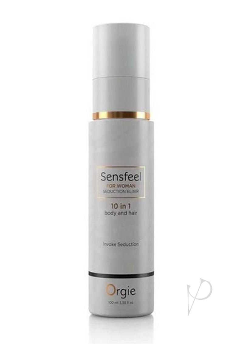 Orgie Sensfeel for Woman - 10-in-1 Pheromone Body & Hair Elixir (100ml)
