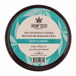 Earthly Body Hemp Seed 3-in-1 Massage Candle – Body Surfing (6oz)