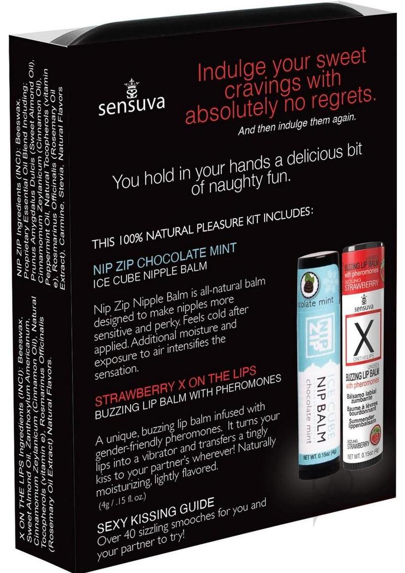 Sensuva Lips & Nips Pleasure Kit – Limited Edition Chocolate Strawberry