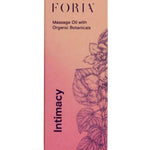 Foria Intimacy Massage Oil with Organic Botanicals – 4oz