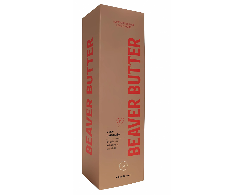 Beaver Butter Water-Based Lubricant – Ultra-Hydrating & Toy Safe (8oz or 3oz)