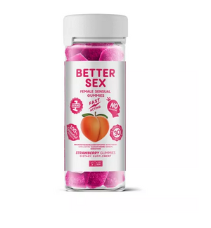 Better Sex Gummies - Female Enhancement Supplement - Strawberry - 30ct Bottle