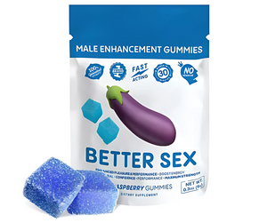 Better Sex Male Enhancement Gummies – Blue Raspberry (2gummies per pack)