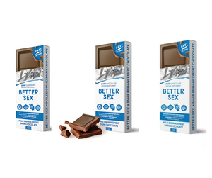 Better Sex Male Enhancement Dark Chocolate Bar – Single (1ct, 3ct, or 6ct)