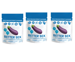 Better Sex Male Enhancement Gummies – Blue Raspberry (2gummies per pack)