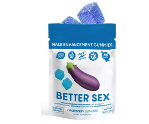 Better Sex Male Enhancement Gummies – Blue Raspberry (2gummies per pack)