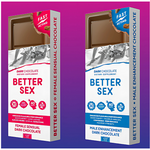 Better Sex Female Sensual Dark Chocolate Bar – Single (1ct, 3ct,6ct)