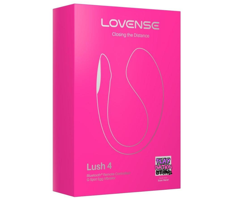 Lovense Lush 4 – App-Controlled G-Spot Vibrator (Pink)