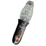 The Male Rose Gawk Gawk 3000 – Rechargeable Rotating Vibrating Masturbator (Black/Clear)