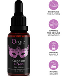 Orgie Orgasm Drops – Clitoral Arousal Serum | Warming & Cooling Intimate Gel | 30ml