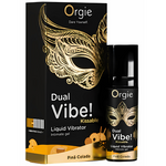 Orgie Dual Vibe Kissable Liquid Vibrator Gel – Piña Colada Flavor (15ml)