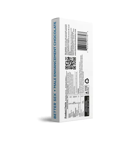 Better Sex Male Enhancement Dark Chocolate Bar – Single (1ct, 3ct, or 6ct)