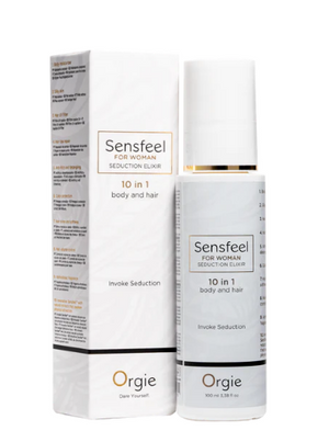 Orgie Sensfeel for Woman - 10-in-1 Pheromone Body & Hair Elixir (100ml)