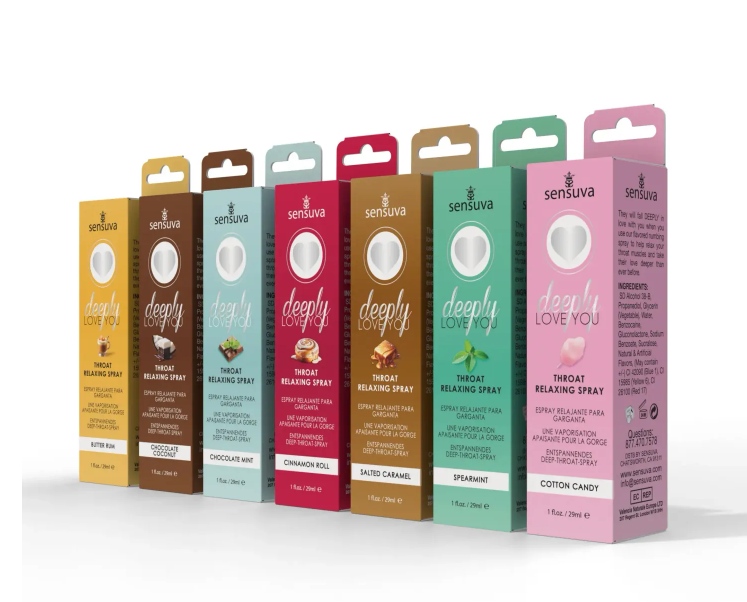 Deeply Love You Throat Spray – Sweet Tooth 7-Flavor Bundle (1 oz)