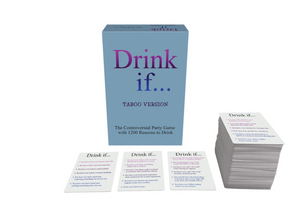 Drink If... Taboo Edition – Adult Party Drinking Game (3–20 Players)