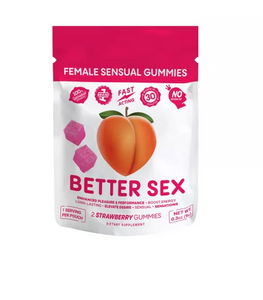 Better Sex Female Enhancement Gummies – Strawberry (2ct Pack)
