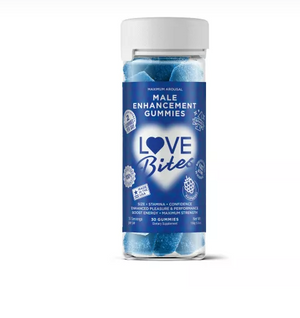 Love Bites Male Enhancement Gummies – Blue Raspberry (30ct, 250mg)