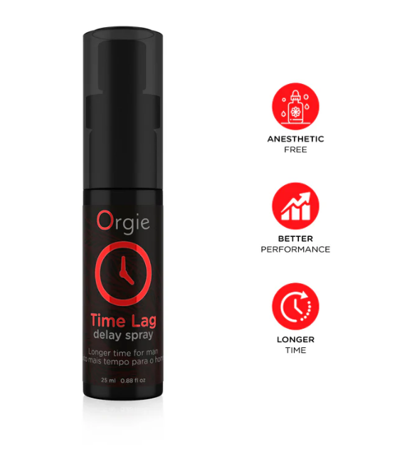 Orgie Time Lag Delay Spray for Men – Natural Desensitizing Formula | 25ml