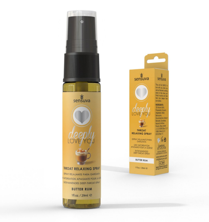 Deeply Love You Throat Relaxing Spray – 7 Flavors (1 oz)