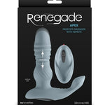 Renegade Apex Rechargeable Silicone Prostate Massager – Gray | Remote Controlled