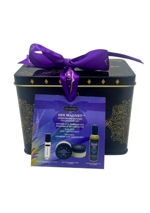 Kama Sutra Sex Magnet Blue Lotus Gift Set – Pheromone-Infused 3-Piece Collection