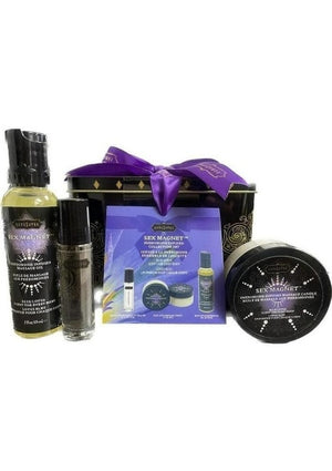 Kama Sutra Sex Magnet Blue Lotus Gift Set – Pheromone-Infused 3-Piece Collection