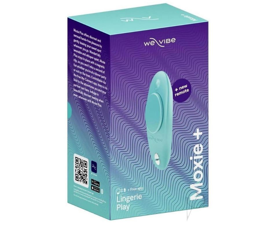 We-Vibe Moxie+ Wearable Clitoral Panty Vibe – Aqua