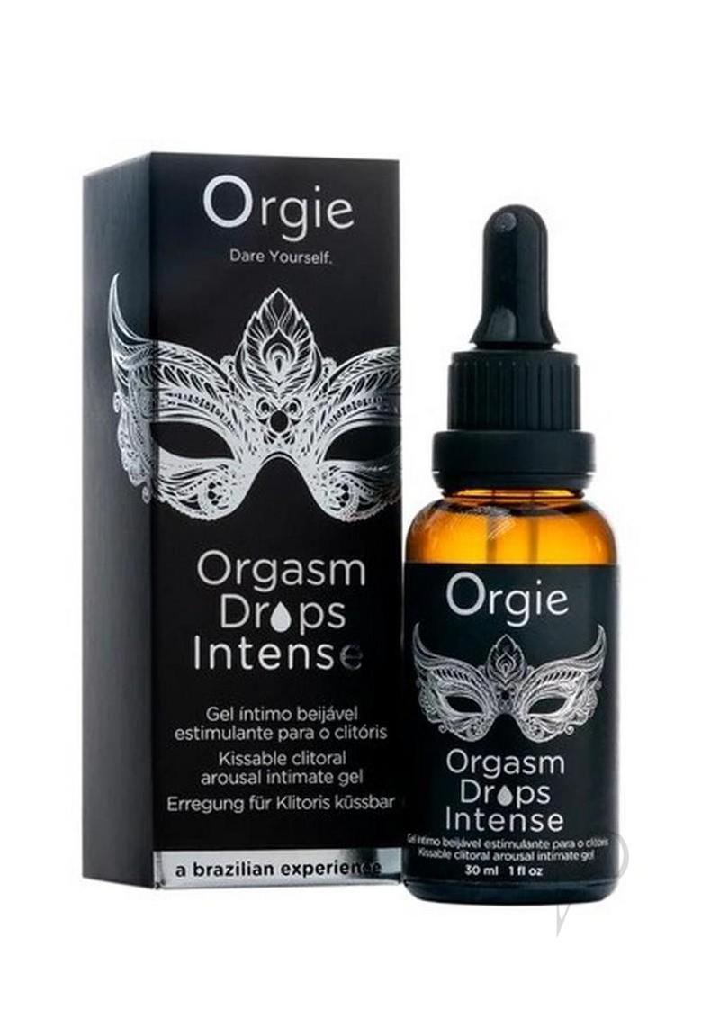 Orgie Orgasm Drops Intense – Clitoral Arousal Gel with Red Apple Flavor | 30ml