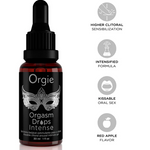 Orgie Orgasm Drops Intense – Clitoral Arousal Gel with Red Apple Flavor | 30ml