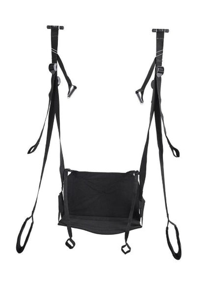 Pivot™ Deluxe Door Jam Sex Sling – Black