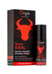 Orgie Touro XXXL Erection Enhancer Cream for Men – Power Formula with Ginseng & Ginkgo | 15ml