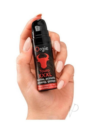 Orgie Touro XXXL Erection Enhancer Cream for Men – Power Formula with Ginseng & Ginkgo | 15ml